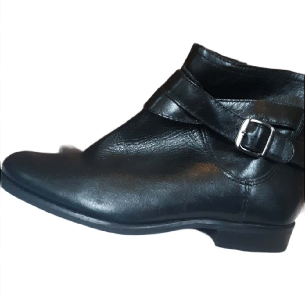 ll bean black ankle boots with side zip